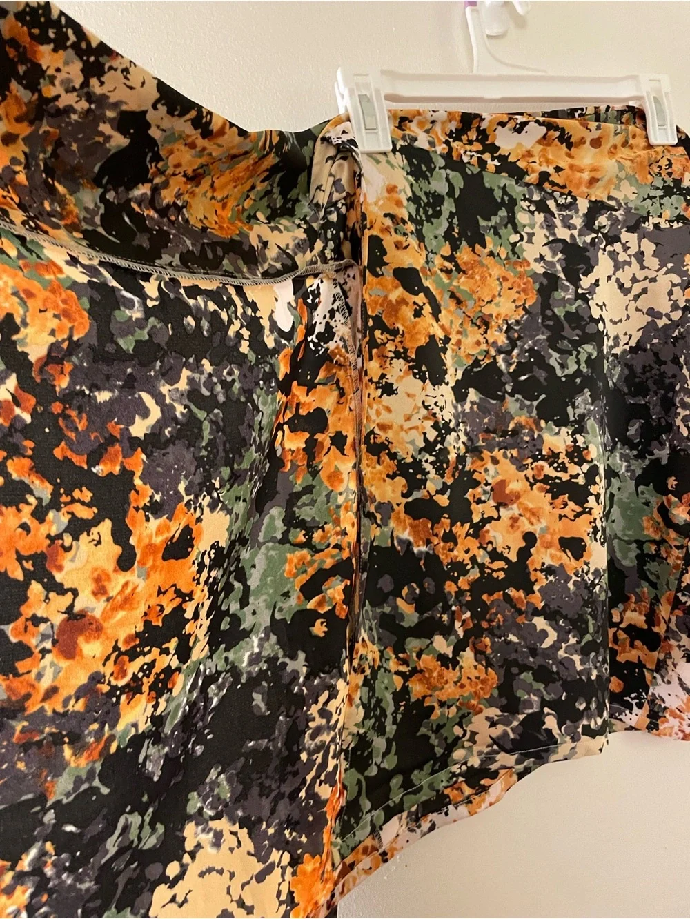 Floral Print Tie-Waist Jaspre Skirt in Navy Bloom